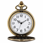 Reloj de bolsillo steampunk de cuarzo con cadena