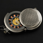 Reloj de bolsillo steampunk de cuerda manual
