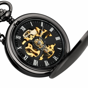 Reloj de bolsillo steampunk de doble tapa