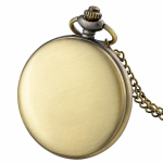 Reloj de bolsillo steampunk de doble tapa — Bronce