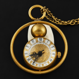 Reloj de bolsillo steampunk mecánico de cuerda manual