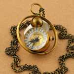 Reloj de bolsillo steampunk mecánico de cuerda manual
