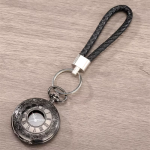 Reloj de bolsillo steampunk quartz con esfera romana
