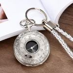 Reloj de bolsillo steampunk quartz con esfera romana