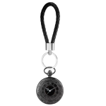 Reloj de bolsillo steampunk quartz con esfera romana — Antracita