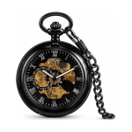Reloj de bolsillo steampunk semisaboneta