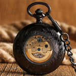 Reloj de bolsillo steampunk semisaboneta