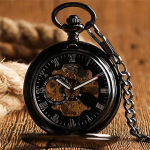 Reloj de bolsillo steampunk semisaboneta