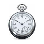 Reloj mecánico de bolsillo VIGOROSO de jade blanco