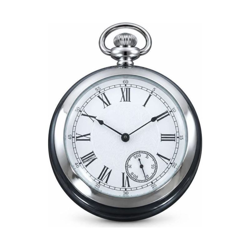 Reloj mecánico de bolsillo VIGOROSO de jade blanco